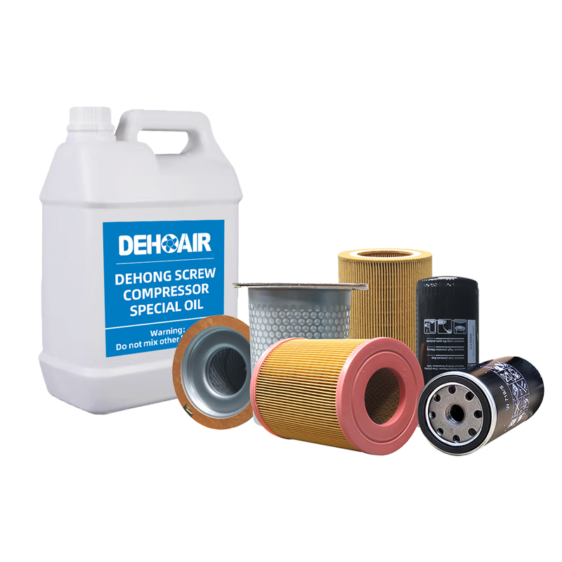 Air compressor spare parts and maintenance consumables