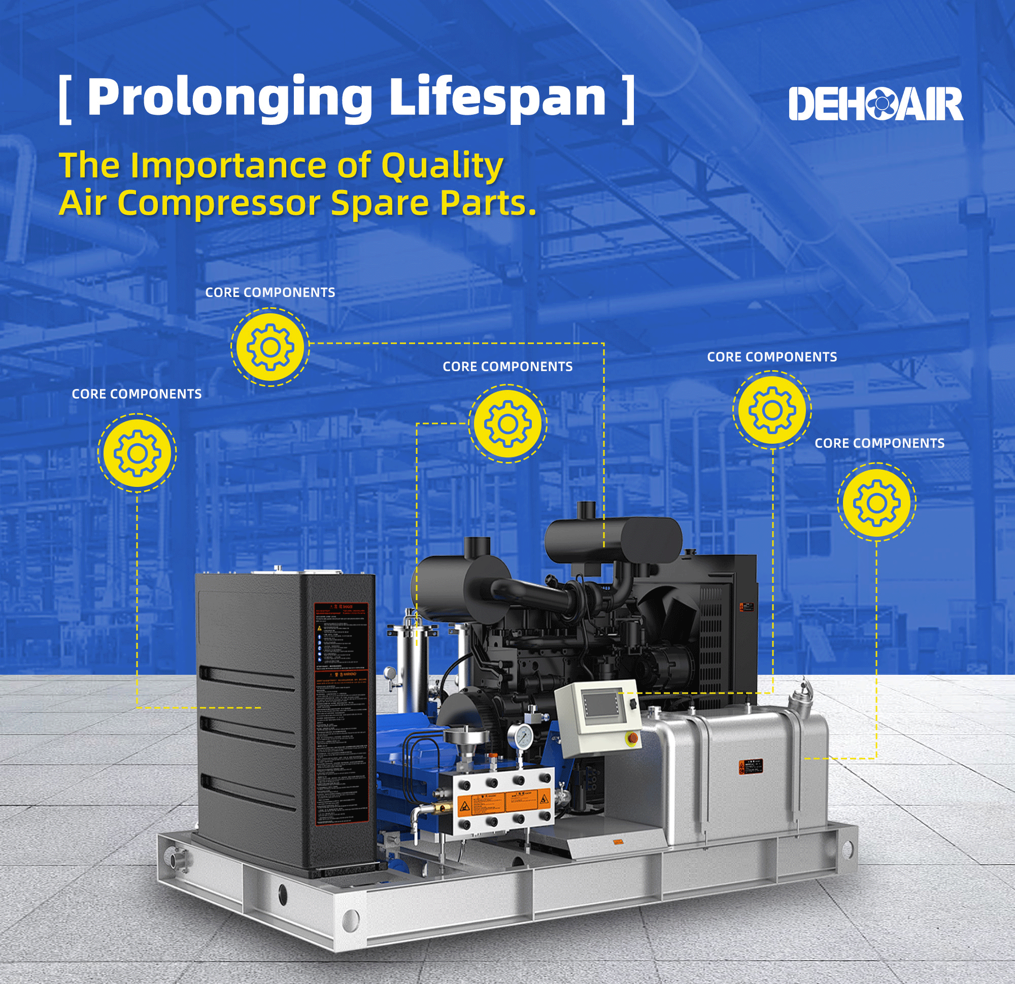 Prolonging Lifespan: The Importance of Quality Air Compressor Spare Parts